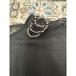 R & M Richards Mother of the Bride Dress 14W Embellished Shoulder Tiered Sheath Photo 6