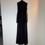 BCBGMAXAZRIA RUNWAY Black Pleated Silk Maxi Dress XS Photo 6