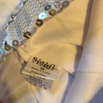 Spirit  Silver Sequin High Waist Shorts Photo 1