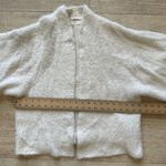 Source Unknown Sleeping On Snow Ivory Open Front Short Cardigan Sweater‎ Wide Sleeves One Size Photo 2