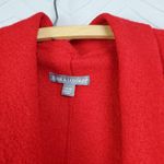 Jessica London  Long Sleeve Open Front Cardigan Red Photo 3