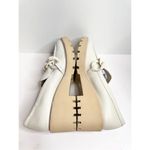 Dolce Vita Shoes Womens Size 10 Haris Ivory Leather Platform Loafers White Photo 6