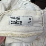 Wrangler  Worldwide 661 Mid-rise Wide-Leg Jeans Size 26 Cream Hemp & Cotton Photo 3