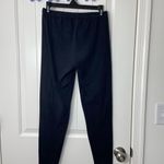 EUC Simply Vera Vera Wang women’s solid black elastic waist stretch leggings M Size M Photo 3