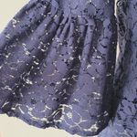 Kensie  Jeans navy off shoulder blouse size medium Photo 2