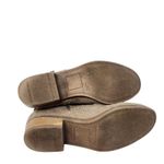 Dolcetta Suede Side Zip Boho Chic Ankle Bootie Microfiber Beige Size 8 M Photo 11