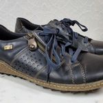 Rieker Remonte Tex Womens Shoes US 10.5 EU 41 Blue Leather Comfort Sneakers Walk Photo 1