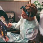 Tie Dye Jogger Set Green Size M Photo 2