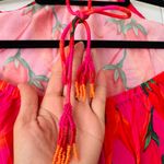 Farm Rio Halter Neck Wide-Leg Jumpsuit, Size LP Photo 12