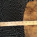 Norma Kamali Womens Polka Dot Baby Dot Faux Wrap Dress Size Large Y2K Whimsical Photo 10