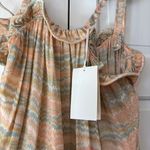 Ulla Johnson NWT  Celeste Neutral Aesthetic Silk‎ Maxi Dress in Opal Size 2 Waves Photo 9