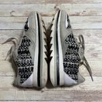 ZARA  Tweed Platform Sneakers Black White Lace Up Size EU 38  Women US 7.5 Shoes Photo 6