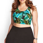 Forever 21  Tropical Floral Crop Top Photo 0