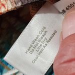 Boston Proper Orange Turquoise Reptile Satin Joggers Size Small Photo 8