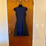 Attention  Black & Blue Dress Effortless Elegance Work to Weekend Classic Size XS Photo 13