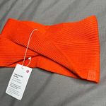 Lululemon Twist Knit Ear Warmer NWT Autumn Red (One Size) Photo 1