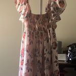 TCEC  Floral Mini Dress - Pink and Blue Photo 0
