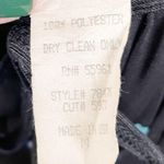 Vintage 90s Y2K Candy Rocket Sleeveless Maxi Dress with Slit Black Blue Floral Size M Photo 5