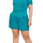 Torrid Pointelle NWT 00 M/L 10 Pullover Short Sleeve Sweater Fanfare Blue Teal Photo 0