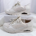 Skechers Sketchers Womens Sz 8 Slip-Ins Air Cooled Memory Foam Off White Sneaker Lace Up Photo 0