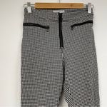 Urban Outfitters  Black & White Gingham Plaid Skinny Slim Trousers Dress Pants 4 Photo 1