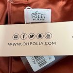 Oh Polly NEW  Silk Satin Brown Strapless Cowl Cocktail Tube Mini Sheath Dress 8 Photo 3