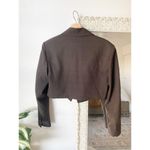 ZARA Plaid Cropped Blazer Jacket Photo 6