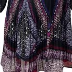 Melissa Paige  Women's Blouson Long Sleeve Pleated Tie Neck Dress Size Medium M Photo 8