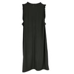 Michael Kors Mini Dress Womens M Olive Green Ruffle Sleeveless Earthy Modest Photo 2