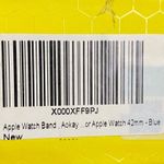 A OKAY Blue Top Genuine Leather Apple Watch Strap Set for 42mm/44mm Photo 10