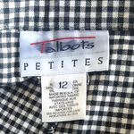 Talbots Vintage Black White Gingham Pants Photo 3