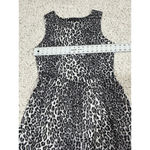 Attention Womans  Gray Black Leopard Print Dress Pullover Sleeveless Xl Photo 6