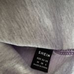 SheIn Purple Ombre Placement Print Crew Neck Raglan Sleeve T-Shirt Photo 5