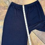 Carole Little Navy Stretch Dress Pants Large Blue Photo 2