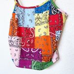 Skullhouse Wild Summer Bandana Crop Cami Tank Size Small Photo 1