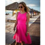 Lilly Pulitzer NEW  Tilly Pink Knit Asymmetrical Dress Photo 15