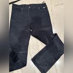 Marc Aurel Dark Grey Straight Leg Velvet Jeans Gray Size 10 Photo 2