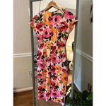 Alexia Admor  Floral Short Sleeve Cocktail‎ Dress Surplice Top Photo 3