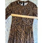 Donna Morgan  Full Length Leopard Print‎ Dress Brown Women's Size 8 Photo 6