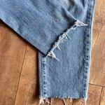 Lucky Brand High Rise Mom Jean Drew Medium Wash Raw Hem Size 6/28 Photo 1
