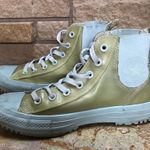 Converse All Star High Tops Rubber Waterproof Shoes sneakers 8 Blue Green Photo 1