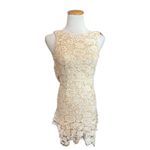 Altar'd State Womens Ivory Sleeveless Lace Overlay Frances Dress - Sz XS Photo 3
