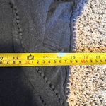 Umgee  Navy Blue Peplum Top with Crochet‎ Trim Detail Short Sleeve Blouse Size S Photo 2