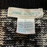 Jamie Scott Vintage 1990s Y2K Black White William Morris Pattern Cardigan Small Photo 14