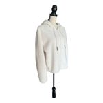 JoyLab NWT  Off-White Teddy Jacket with Hood Size L Photo 9