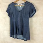 Hutch  Denim-look Polka Dot Tee Size SMALL Photo 4