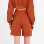 Herve Leger Herve by boyfriend terry shorts in sepia size S small Photo 13