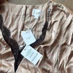 Cami NYC NWT  The Maddox Lace-trim Bodysuit In Rose Dust Photo 3