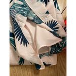 Old Navy New Women’s Tropical Print Lined Dress Color Light Pink Green Leaf XsP Photo 5