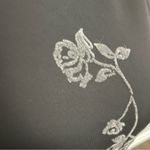 Vintage Y2K Byer Too Dress Maxi Floral Square High Neck Spaghetti Straps Black Size M Photo 3